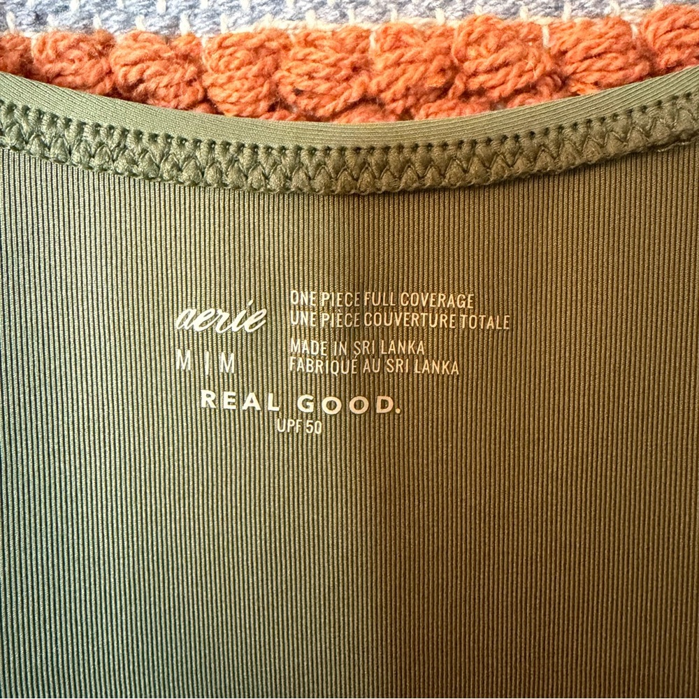 Aerie Cut Out Full Coverage One Piece Swimsuit Medium - Picture 6 of 6